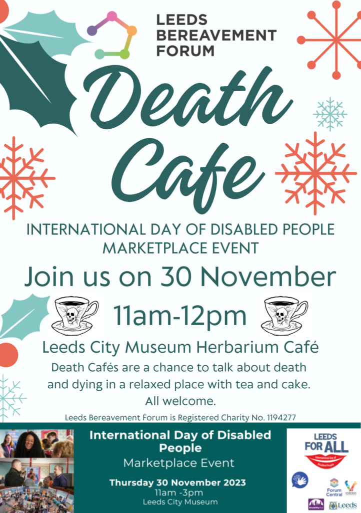 2023 Leeds Bereavement Forum Death Cafes